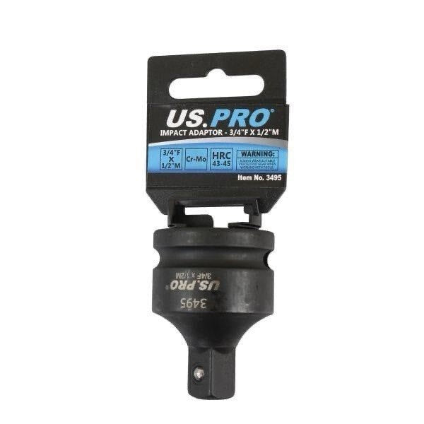 US PRO Impact Socket Adapter 3/4" Female To 1/2" Male Step Down Converter CR-MO