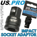 US PRO Impact Socket Adapter 3/8" Female To 1/2" Male Step Up Converter CR-MO